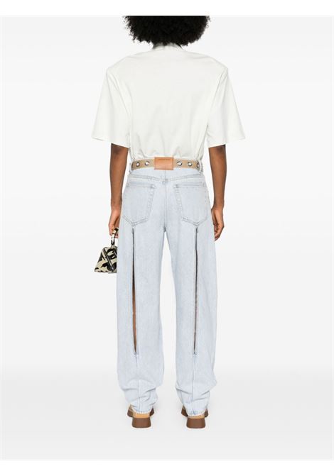 Light blue high-rise tapered jeans Alexander Wang - women ALEXANDER WANG | 4DC3244410453